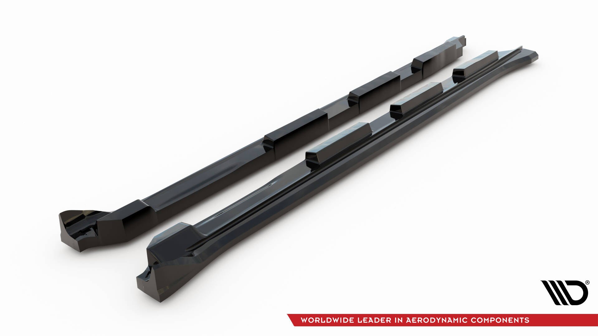 Maxton Design Street+ Seitenschweller Leisten passend für Land Rover Range Rover Velar R-Dynamic Mk1 schwarz Hochglanz