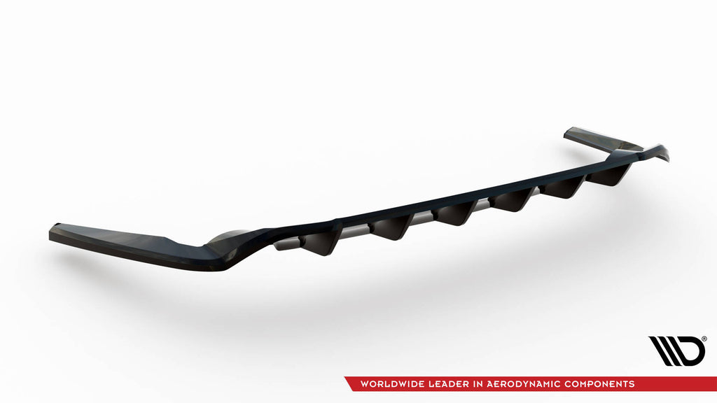 Maxton Design Street+ Mittlerer Diffusor RACE passend für Toyota RAV4 GR Sport Mk5 schwarz Hochglanz