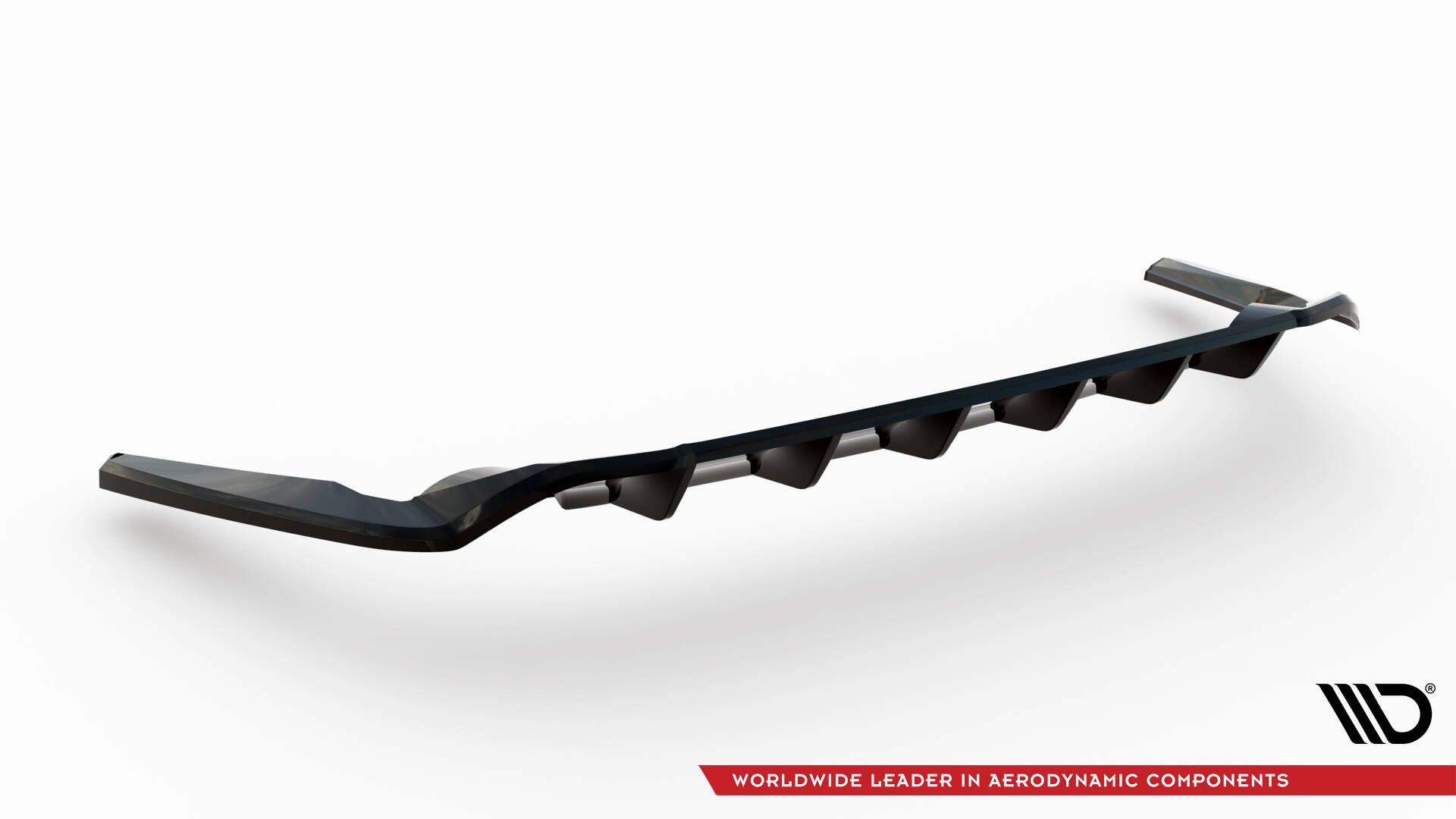 Maxton Design Street+ Mittlerer Diffusor RACE passend für Toyota RAV4 GR Sport Mk5 schwarz Hochglanz