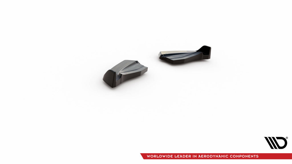 Maxton Design Heck Ansatz Flaps Diffusor V.2 passend für Mini Cooper John Cooper Works R56 schwarz Hochglanz
