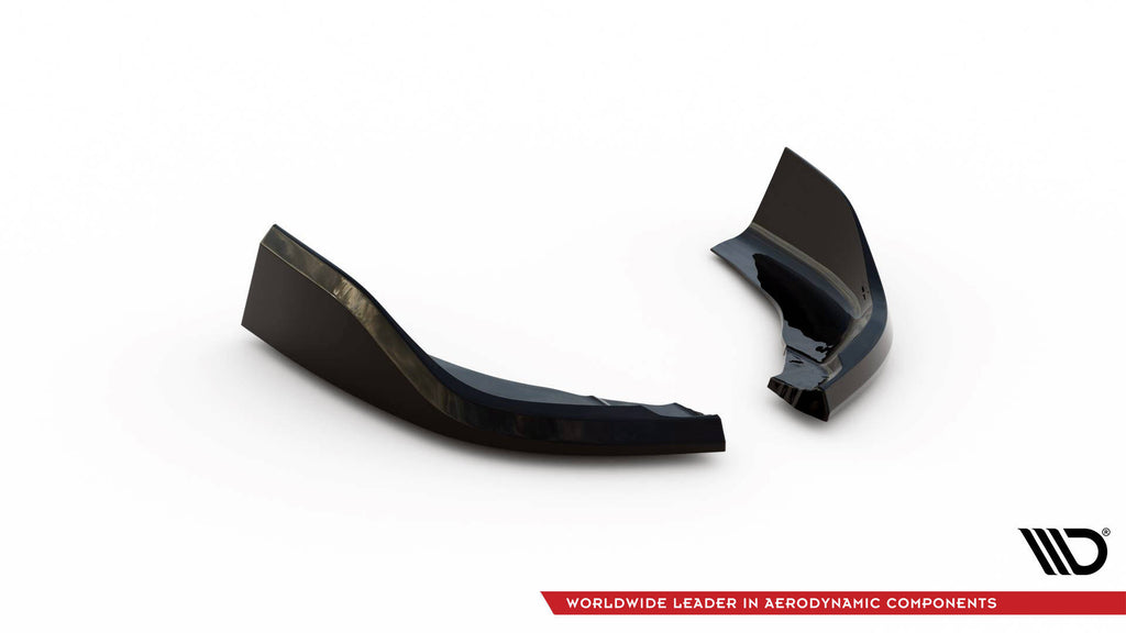 Maxton Design Heck Ansatz Flaps Diffusor V.1 passend für2 BMW 1er M-Paket / M135i F40 schwarz Hochglanz für BMW 1er F40