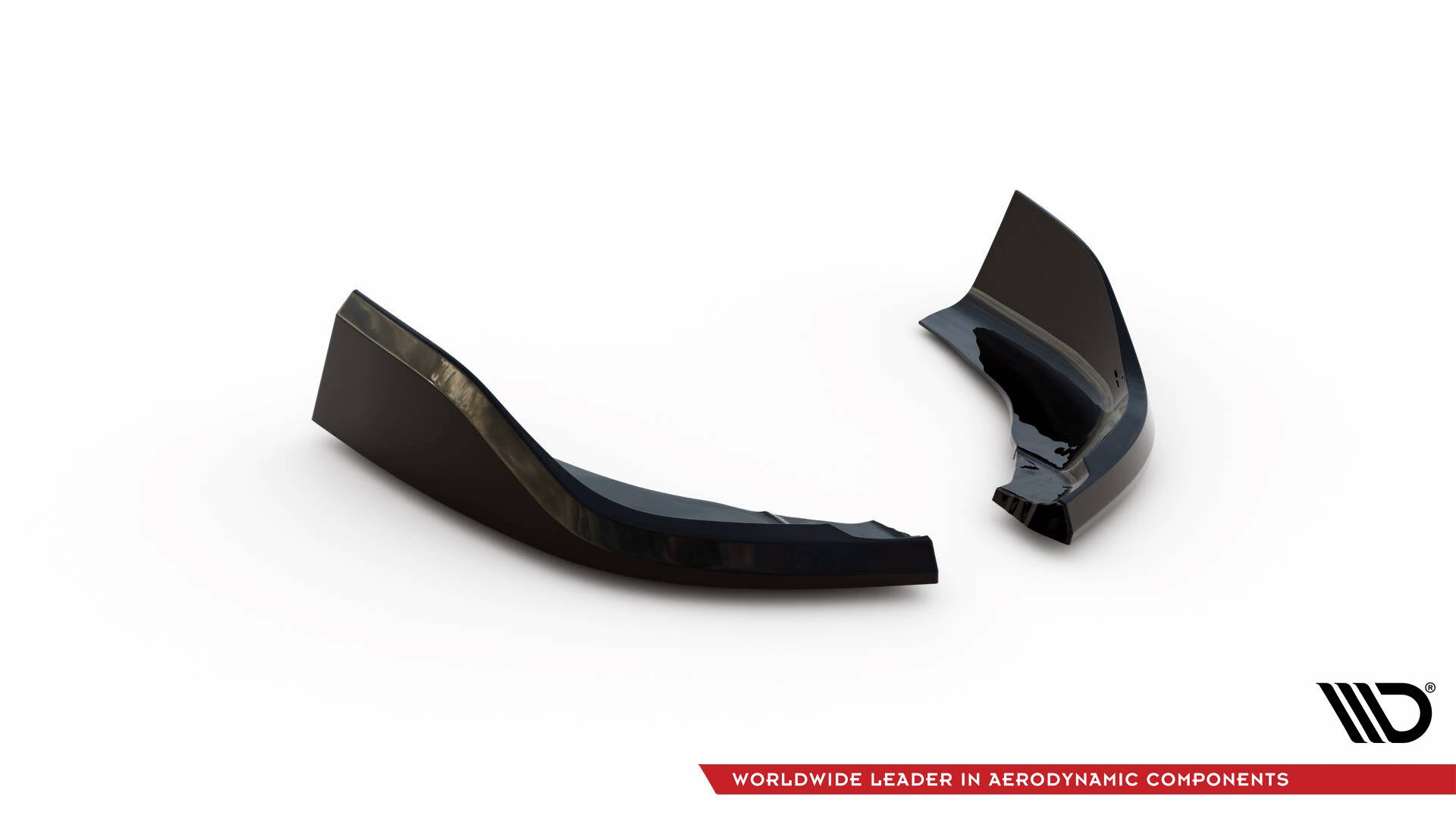 Maxton Design Heck Ansatz Flaps Diffusor V.1 passend für2 BMW 1er M-Paket / M135i F40 schwarz Hochglanz für BMW 1er F40