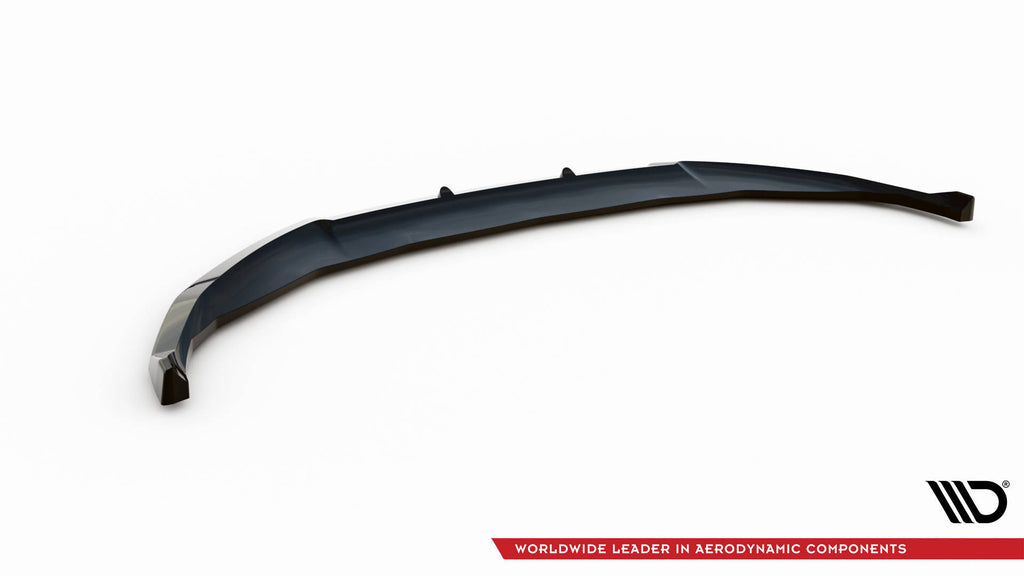 Maxton Design Street+ Spoilerlippe Front Ansatz V.3 passend für Mini Cooper Clubman John Cooper Works F54 Facelift schwarz Hochglanz