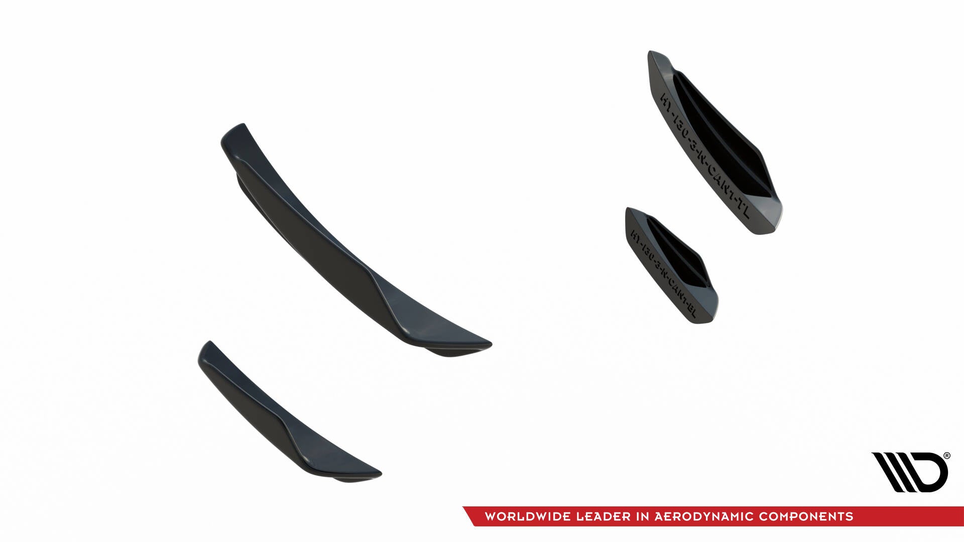Maxton Design Stoßstangen Flaps Wings vorne Canards passend für Hyundai I30 N Mk3