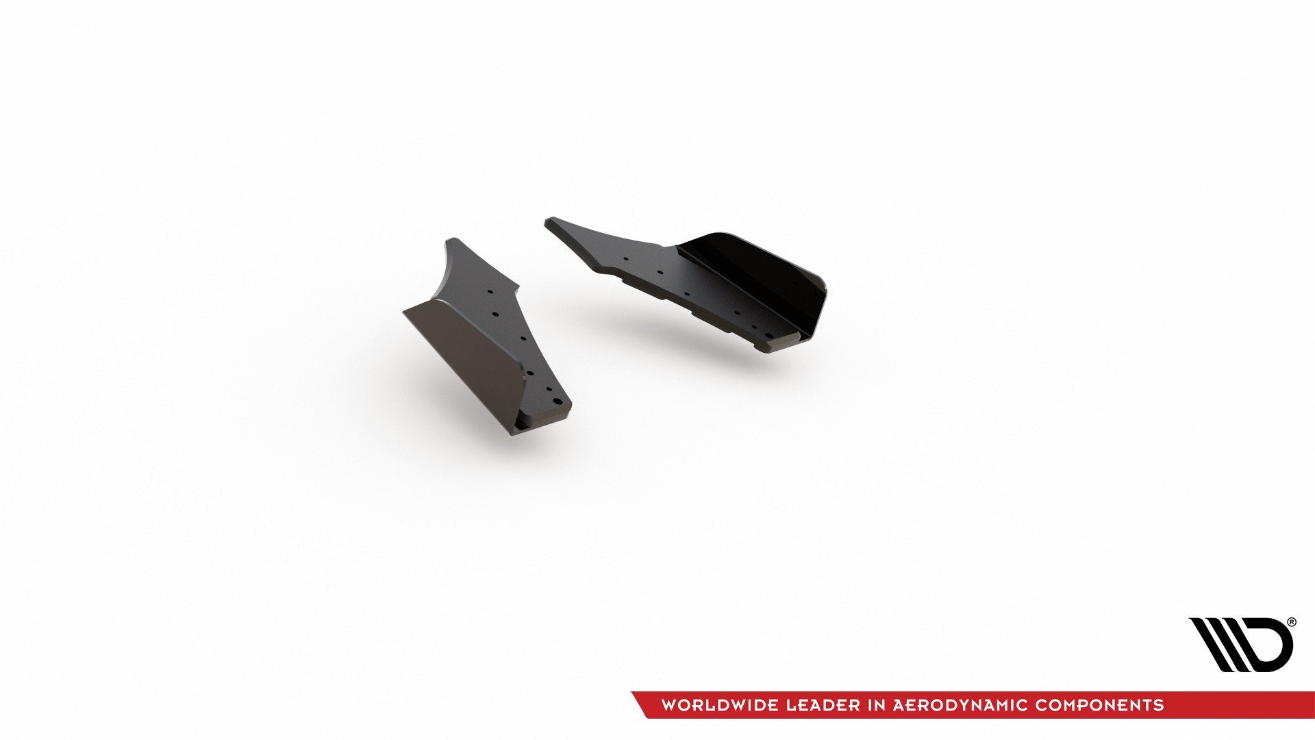 Maxton Design Street Pro Heck Ansatz Flaps Diffusor + Flaps passend für Ford Focus ST Mk4 schwarz Hochglanz