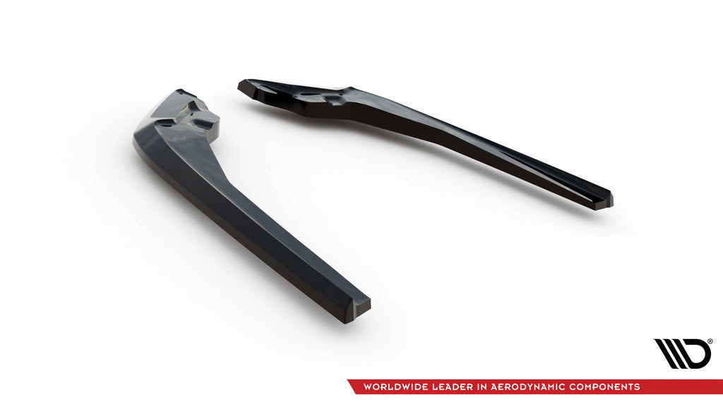 Maxton Design Heck Ansatz Flaps Diffusor V.2 passend für Subaru WRX STI Mk1 schwarz Hochglanz