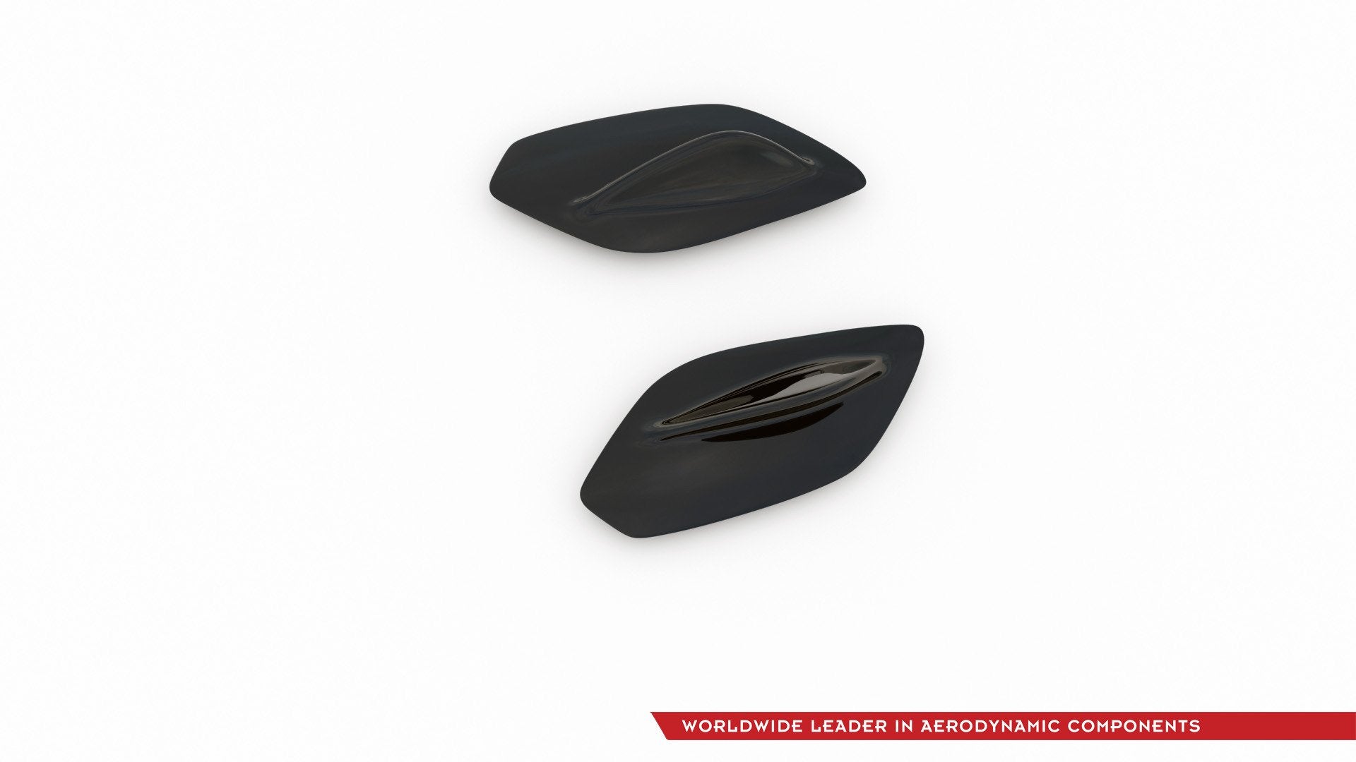 Maxton Design Spoiler Seitenerweiterungen Mercedes A35 AMG Hatchback W177 schwarz matt für Mercedes