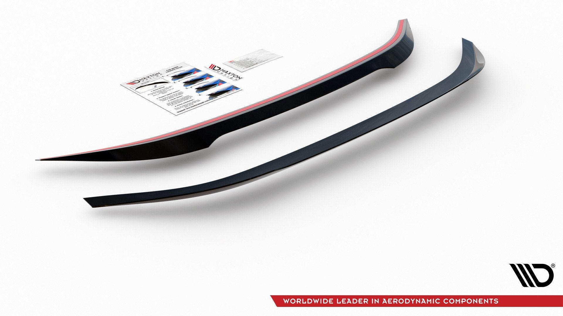 Maxton Design Spoiler CAP passend für Toyota Corolla XII Limousine schwarz Hochglanz