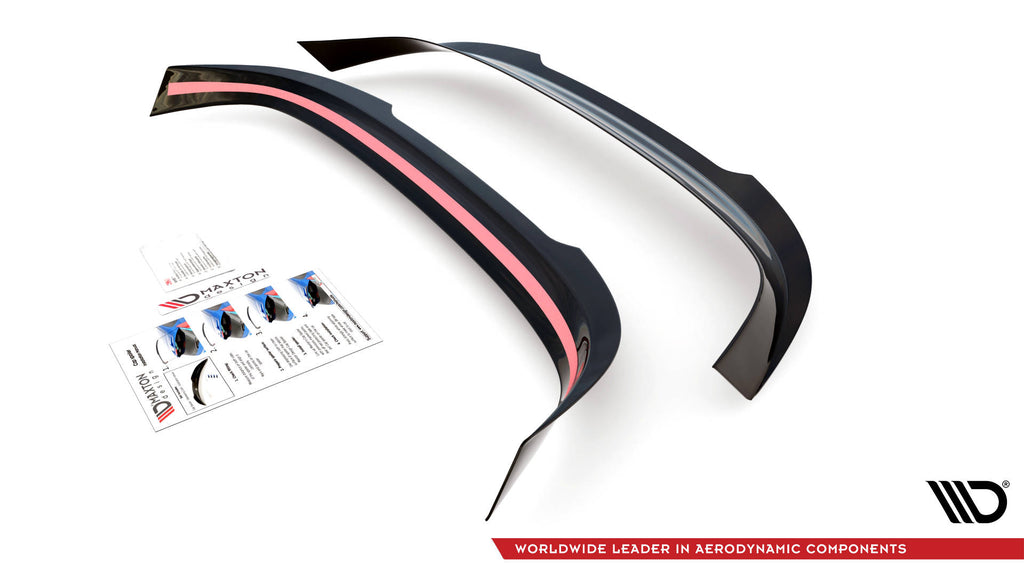 Maxton Design Spoiler CAP passend für Opel Astra GTC OPC-Line J schwarz Hochglanz