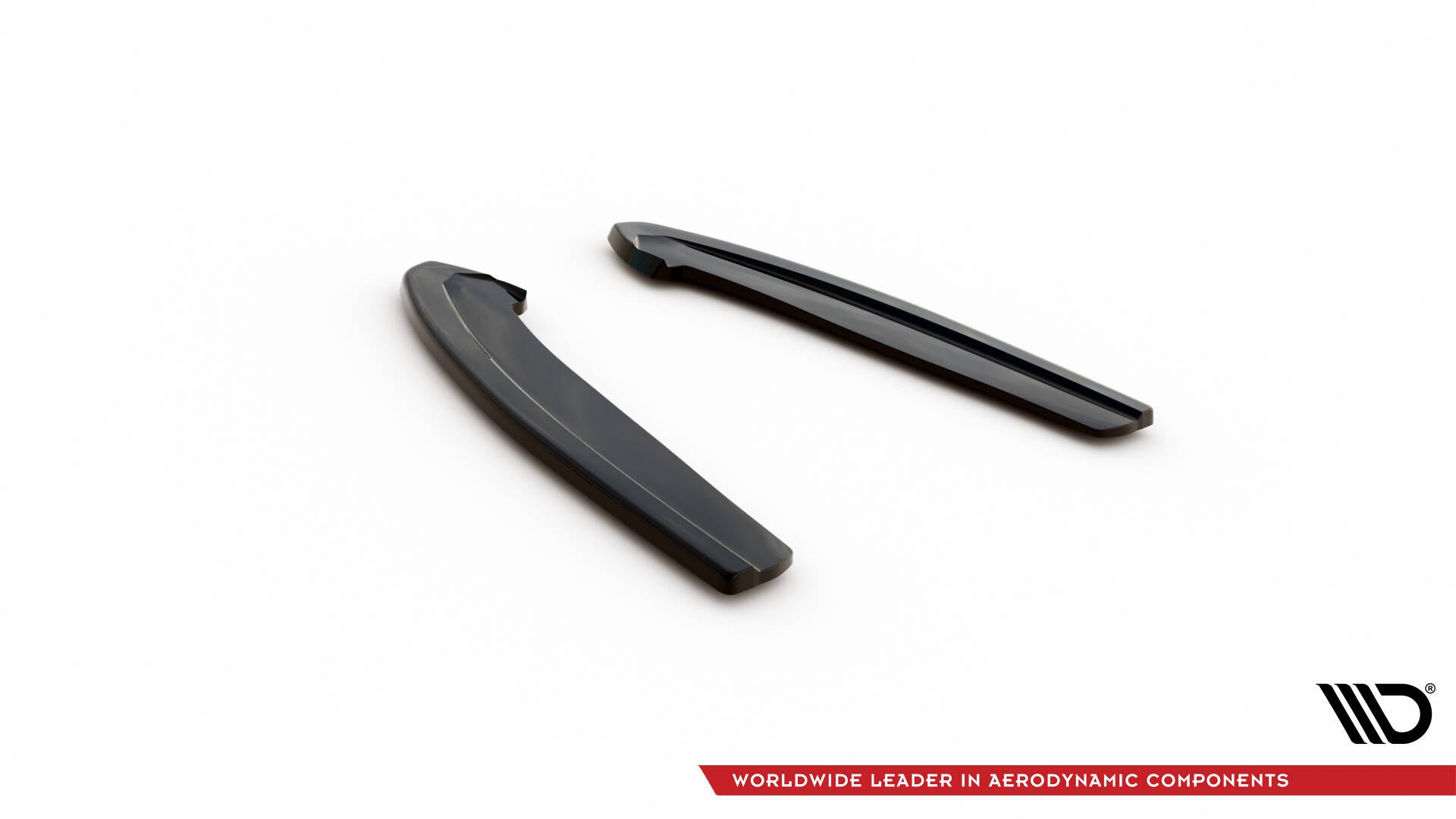 Maxton Design Heck Ansatz Flaps Diffusor V.5 passend für Ford Focus Kombi ST Mk4 schwarz Hochglanz