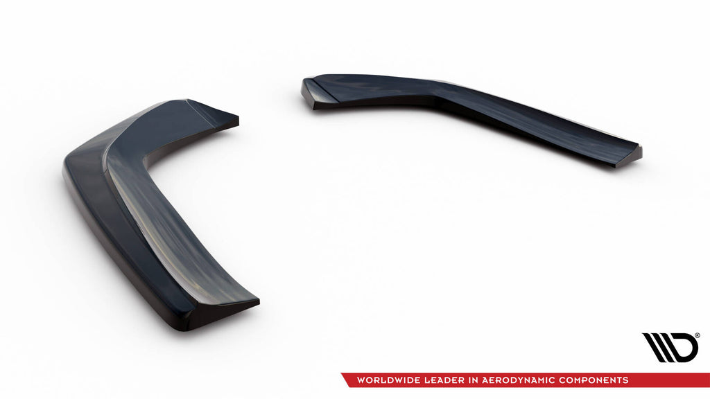 Maxton Design Heck Ansatz Flaps Diffusor passend für Mercedes-AMG GT / GT S C190 Facelift schwarz Hochglanz