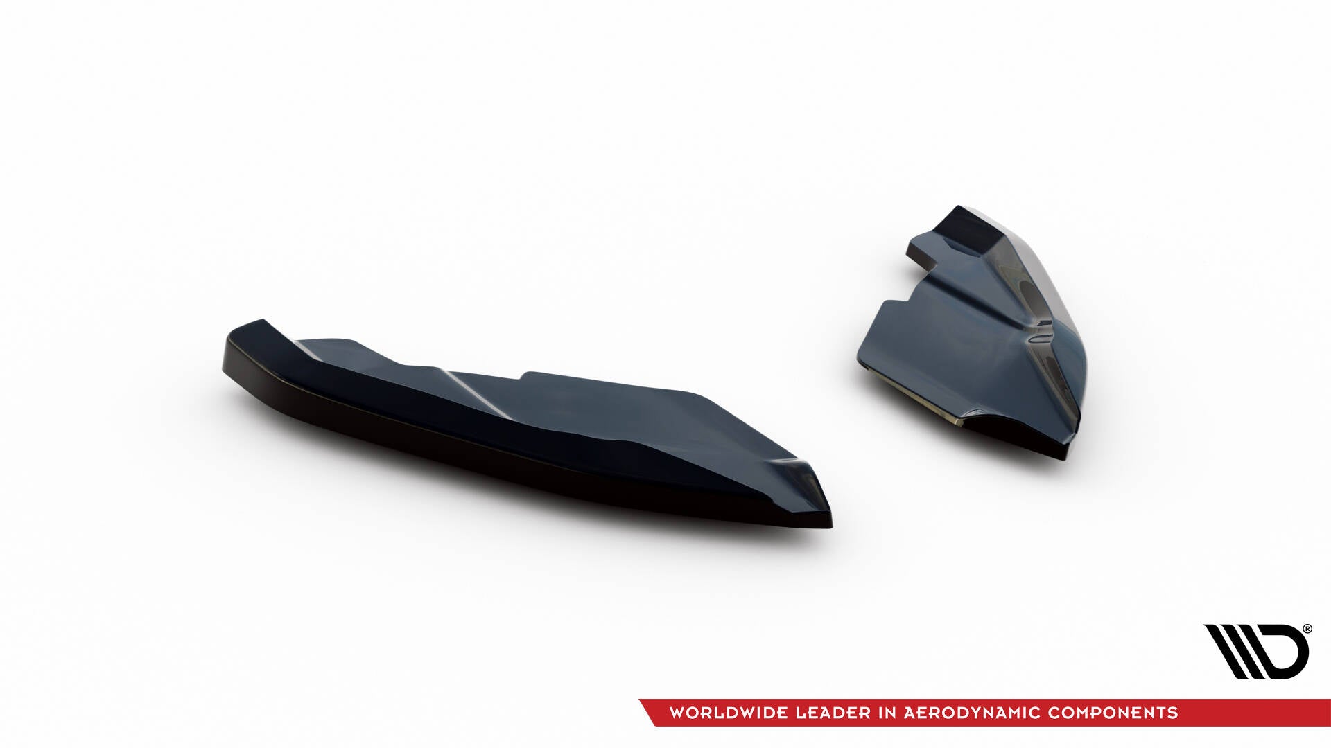 Maxton Design Heck Ansatz Flaps Diffusor V.2 passend für Seat Leon Hatchback Mk3 Facelift schwarz Hochglanz