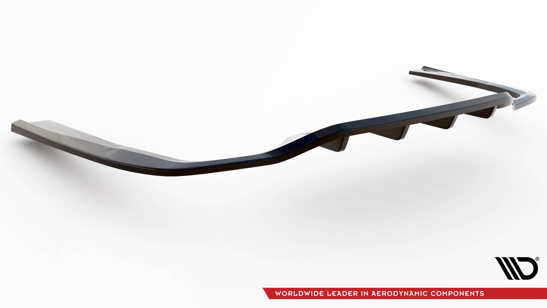 Maxton Design Street+ Mittlerer Diffusor RACE passend für Mercedes-Benz E AMG-Line Limousine W213 Facelift schwarz Hochglanz