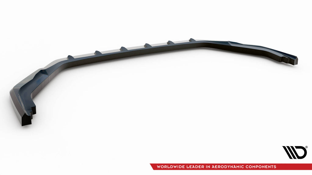 Maxton Design Street+ Spoilerlippe Front Ansatz V.3 passend für Honda Civic Type-R Mk 11 schwarz Hochglanz