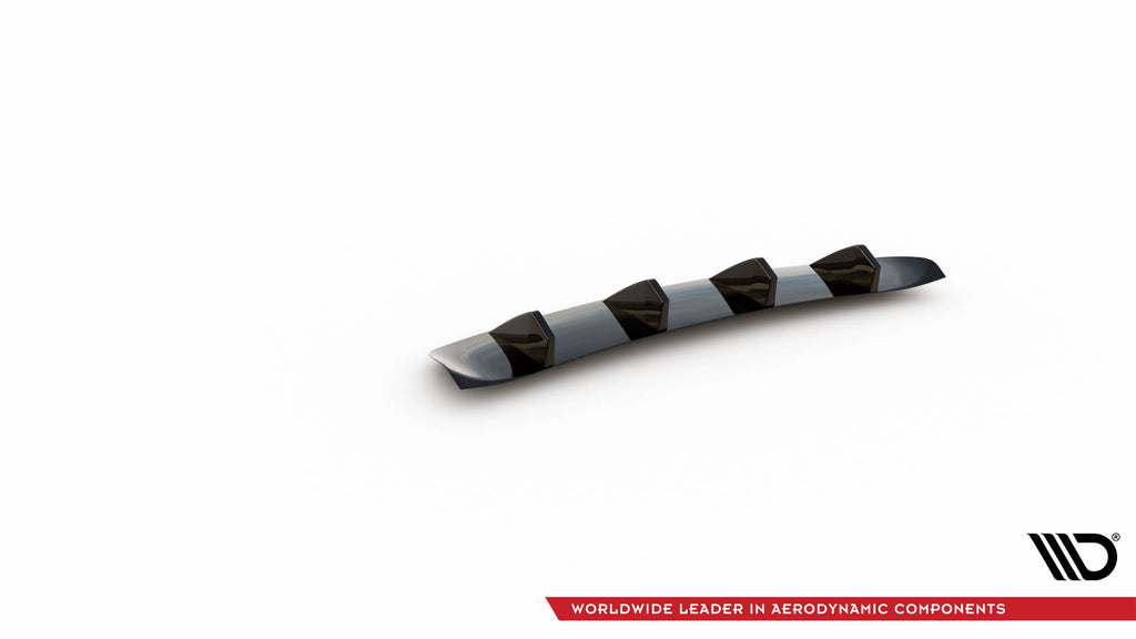 Maxton Design Diffusor Heck Ansatz passend für Porsche Panamera / Panamera Diesel 970 schwarz Hochglanz