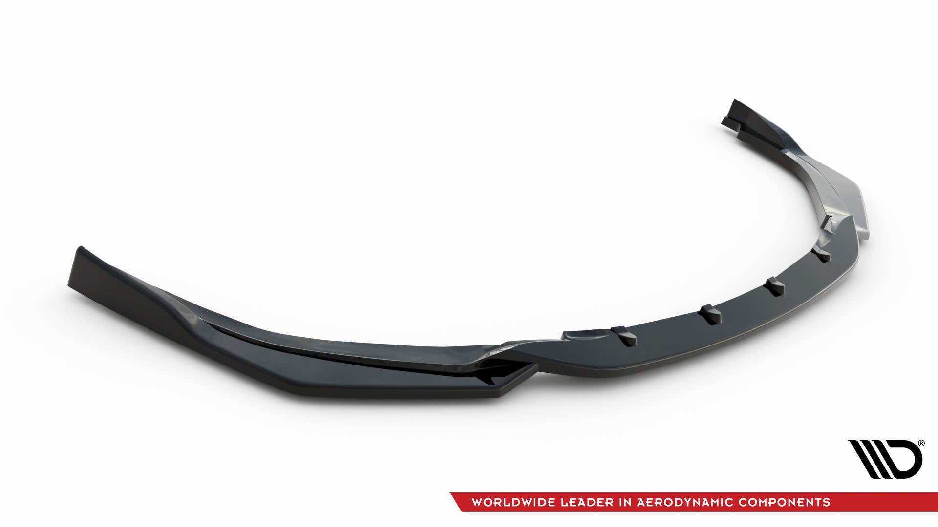Maxton Design Street+ Spoilerlippe Front Ansatz V.2 passend für Toyota Corolla XII Touring Sports/ Hatchback schwarz Hochglanz