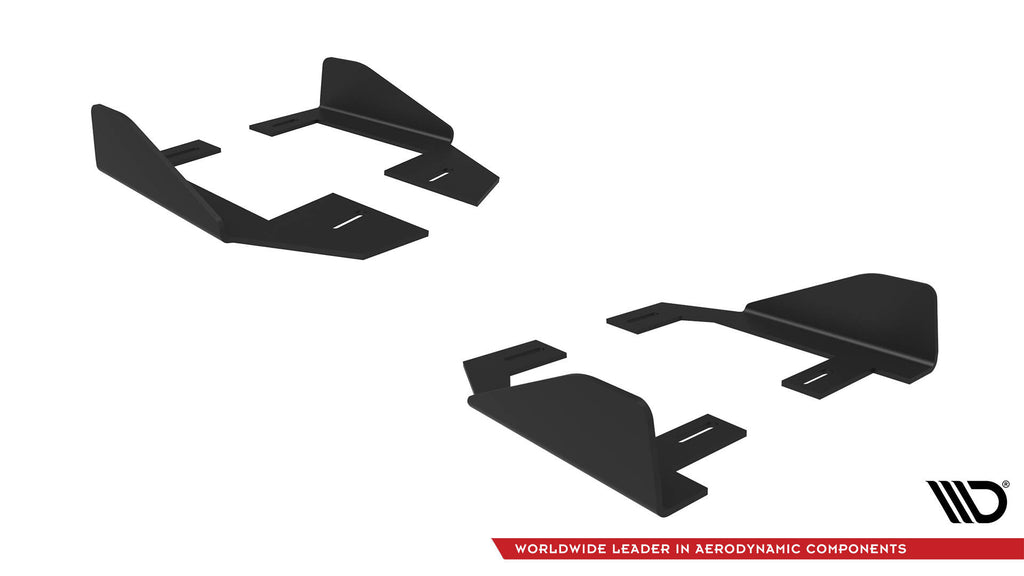 Maxton Design Seitenschweller Flaps passend für Kia Proceed GT / GT-Line Mk1 Facelift / Ceed GT Mk3 Facelift schwarz Hochglanz