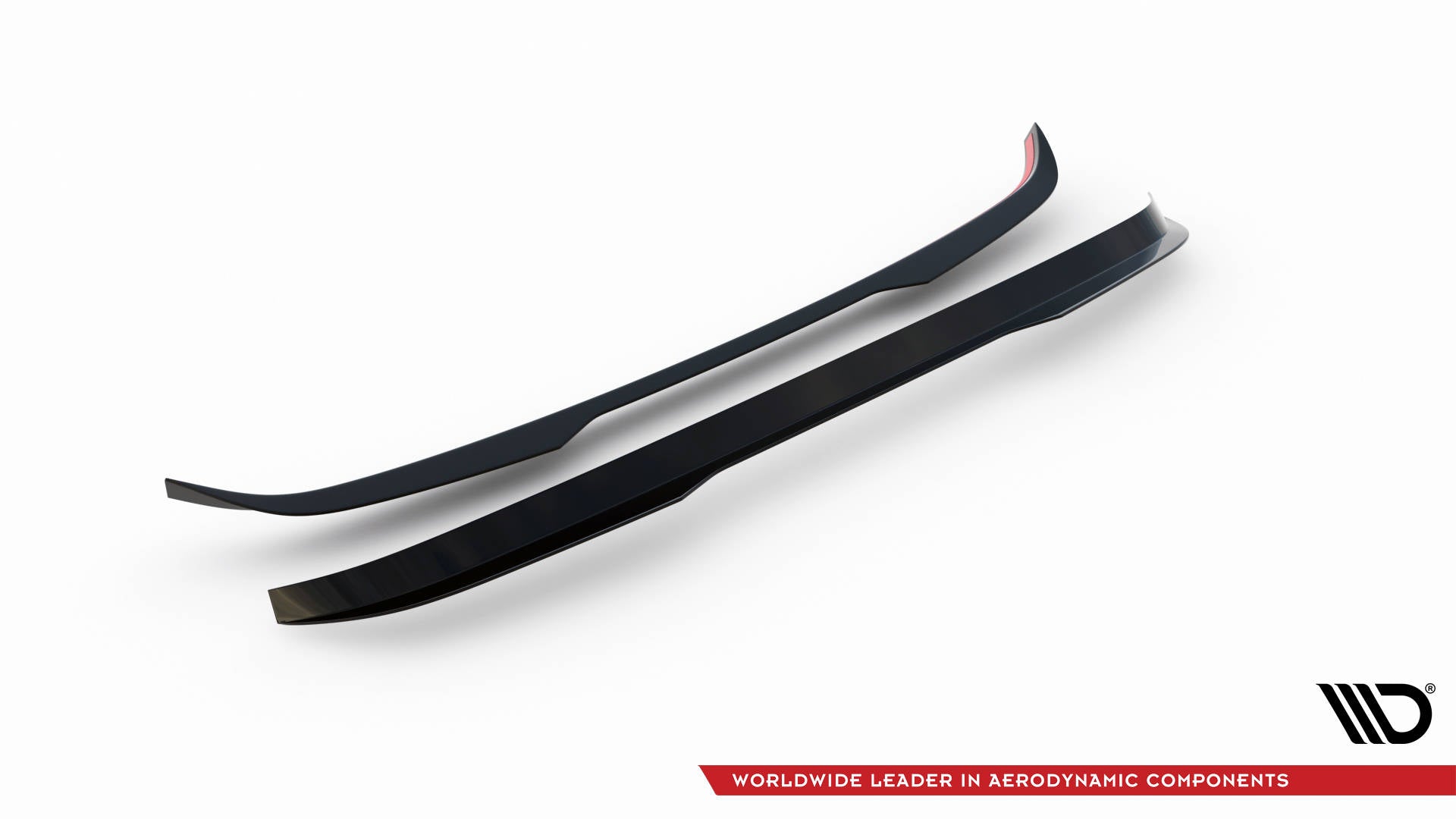 Maxton Design Spoiler CAP passend für VW Taigo R-Line Mk1 schwarz Hochglanz