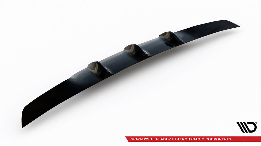 Maxton Design Diffusor Heck Ansatz passend für Mercedes C-Klasse Limousine / Kombi W205 / S205 63 AMG schwarz Hochglanz