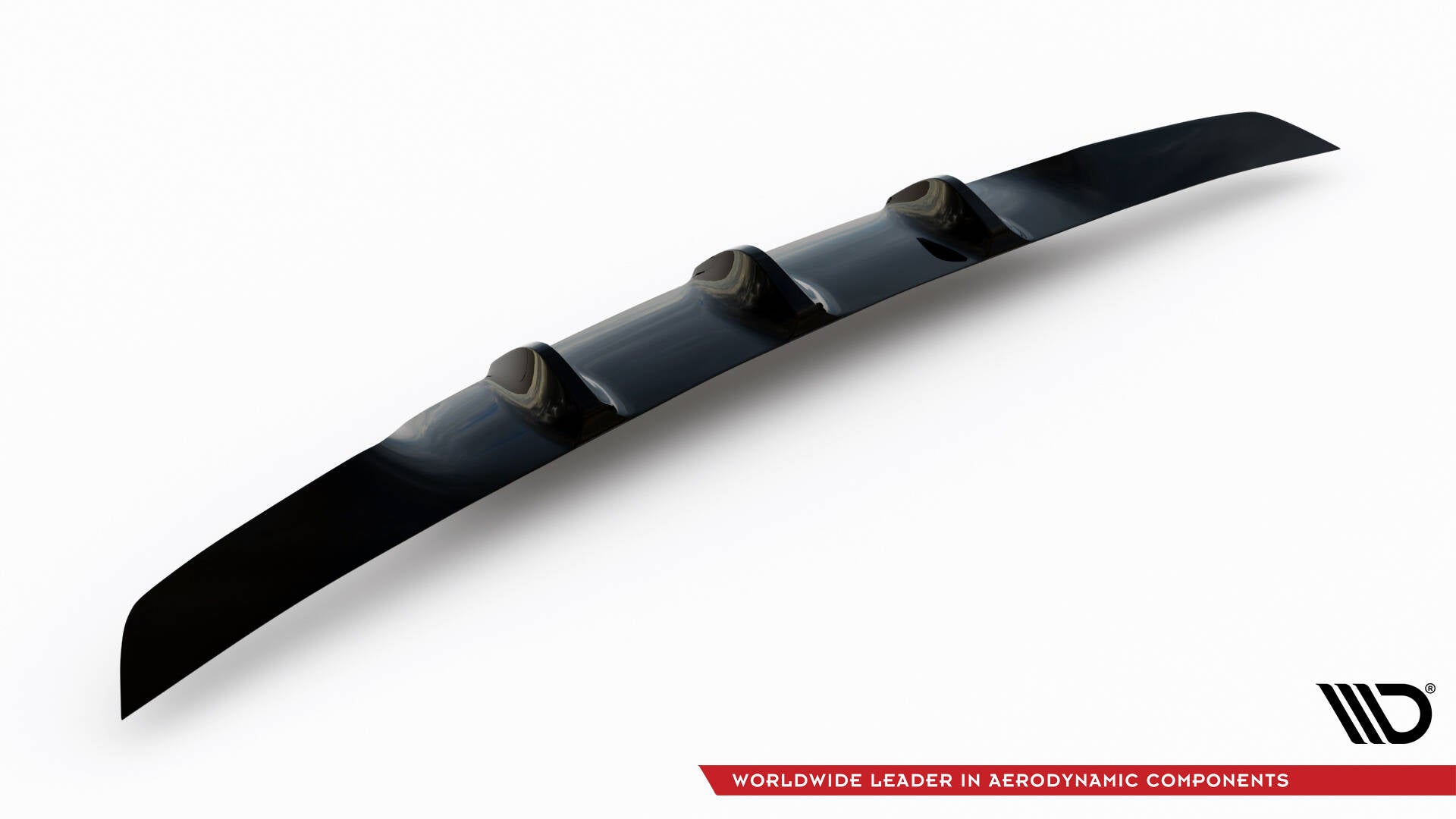 Maxton Design Diffusor Heck Ansatz passend für Mercedes C-Klasse Limousine / Kombi W205 / S205 63 AMG schwarz Hochglanz