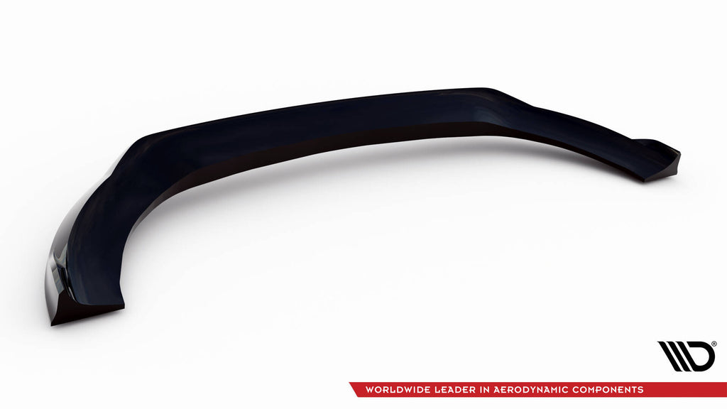 Maxton Design Street+ Spoilerlippe Front Ansatz passend für Mercedes-Benz V / Vito AMG-Line W447 Facelift 2 schwarz Hochglanz