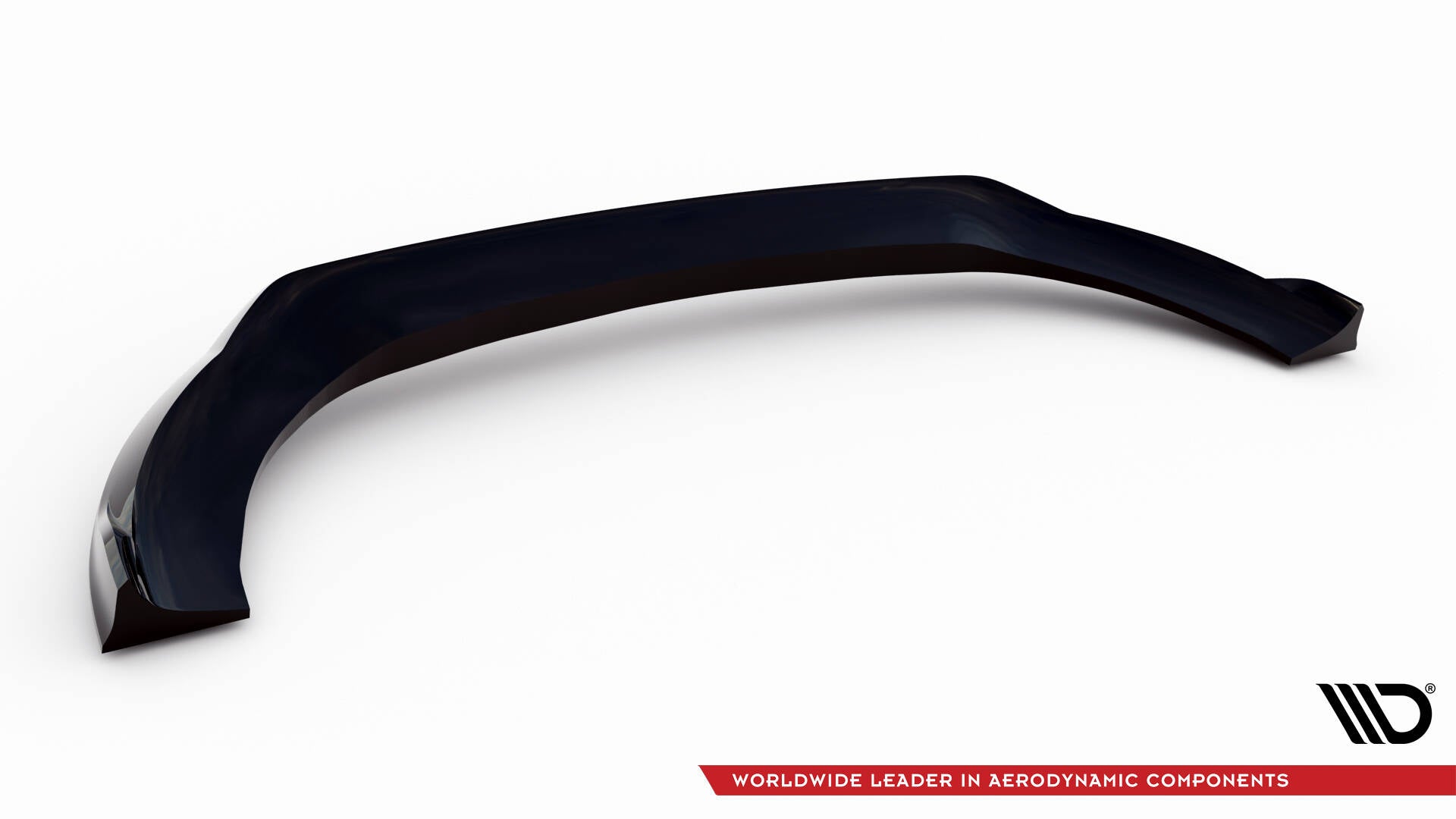 Maxton Design Street+ Spoilerlippe Front Ansatz passend für Mercedes-Benz V / Vito AMG-Line W447 Facelift 2 schwarz Hochglanz