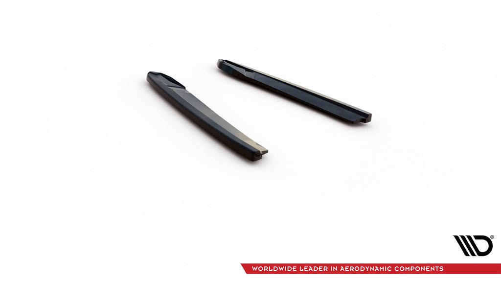 Maxton Design Heck Ansatz Flaps Diffusor V.3 passend für Skoda Octavia RS Liftback / Combi Mk4 Facelift schwarz Hochglanz