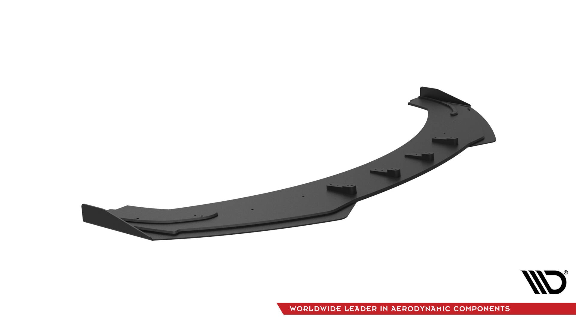 Maxton Design Street Pro Street+ Spoilerlippe Front Ansatz + Flaps passend für Audi A7 RS7 Look C7 schwarz Hochglanz
