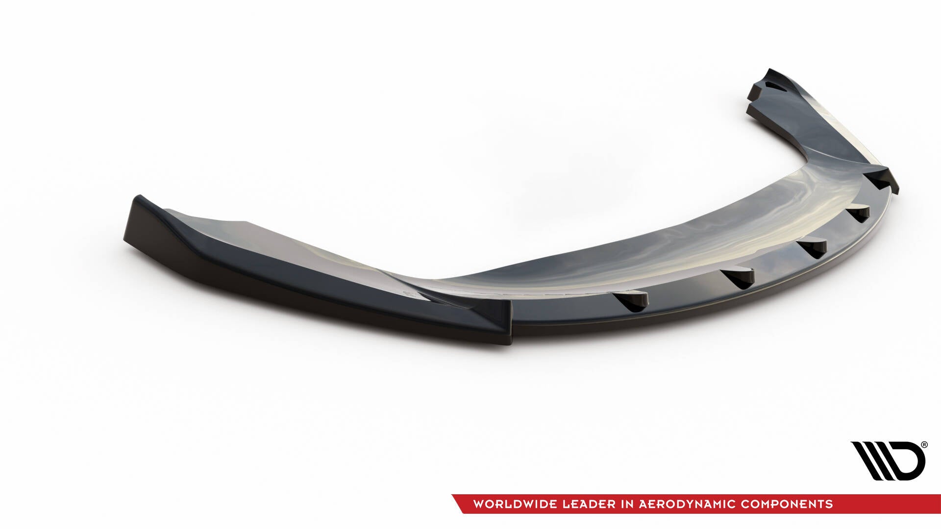 Maxton Design Street+ Spoilerlippe Front Ansatz V.2 passend für Seat Ibiza FR SC Mk4 Facelift schwarz Hochglanz
