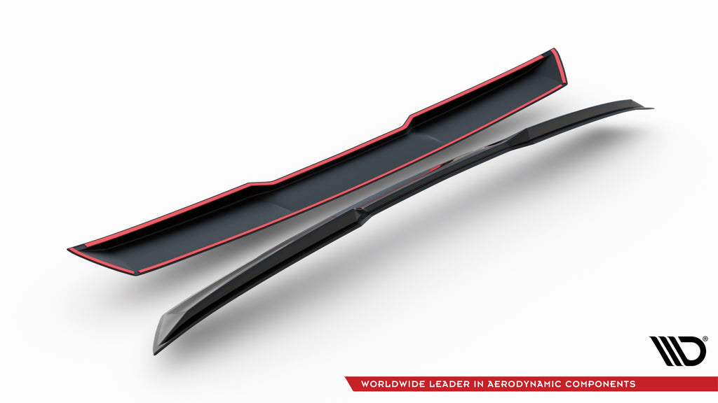 Maxton Design Heckscheiben Spoiler passend für Subaru BRZ Mk2 schwarz Hochglanz