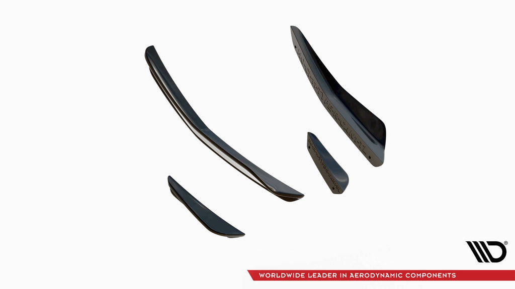 Maxton Design Stoßstangen Flaps Wings vorne Canards passend für Honda Civic Type-R Mk 11