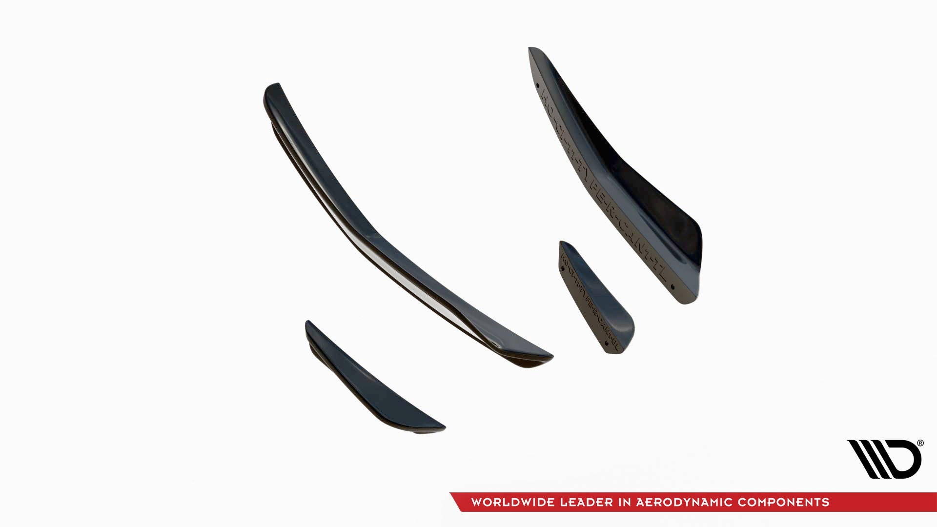 Maxton Design Stoßstangen Flaps Wings vorne Canards passend für Honda Civic Type-R Mk 11