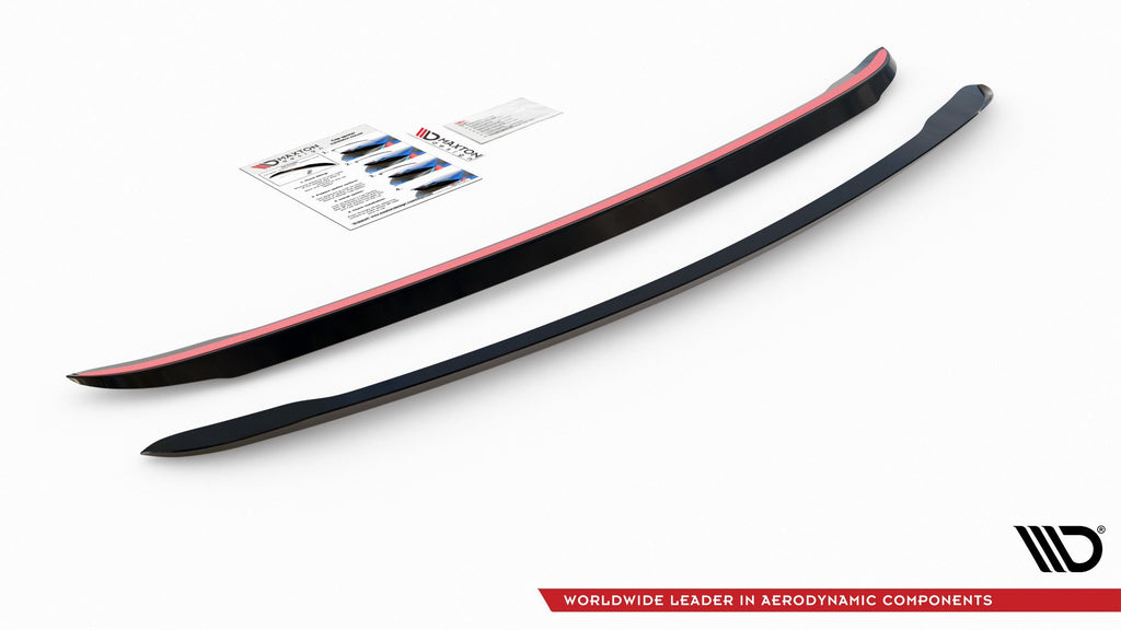 Maxton Design Spoiler CAP passend für Mercedes-AMG GT 63S 4-Door Coupe X290 schwarz Hochglanz