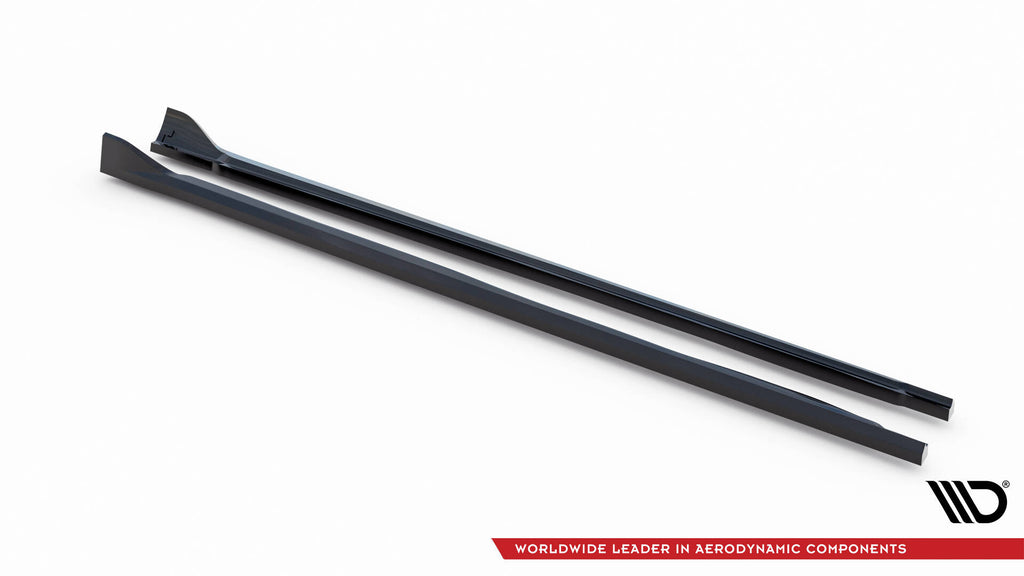 Maxton Design Street+ Seitenschweller Leisten passend für Seat Arona FR Mk1 schwarz Hochglanz