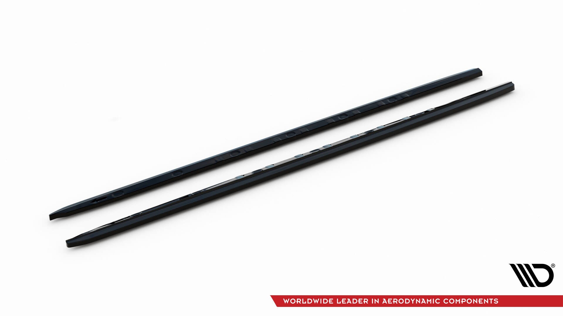 Maxton Design Street+ Seitenschweller Leisten passend für Renault Express Mk2 schwarz Hochglanz