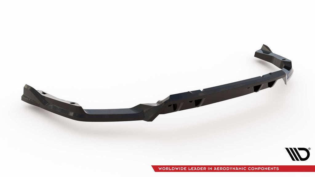 Maxton Design Street+ Mittlerer Diffusor RACE passend für BMW X5 M F95 / F95 Facelift schwarz Hochglanz