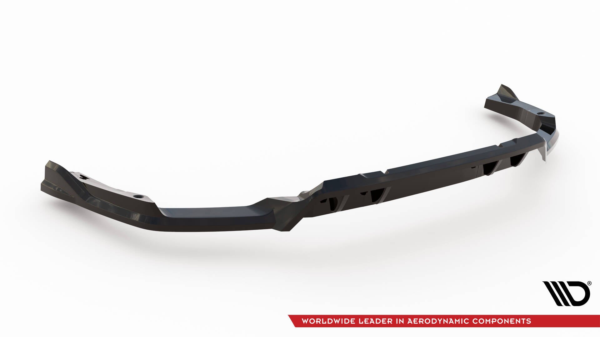 Maxton Design Street+ Mittlerer Diffusor RACE passend für BMW X5 M F95 / F95 Facelift schwarz Hochglanz
