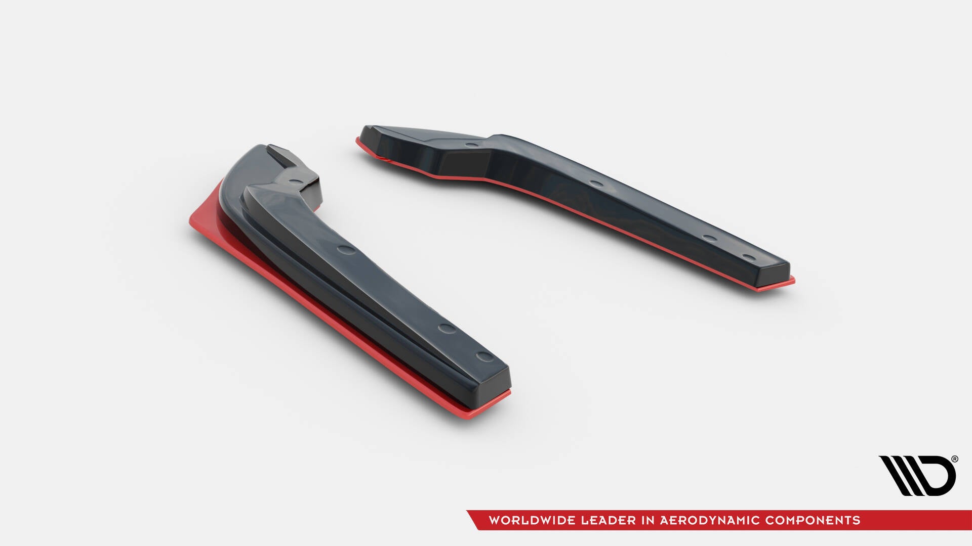 Maxton Design Heck Ansatz Flaps Diffusor V.2 passend für SUBARU WRX STI schwarz Hochglanz