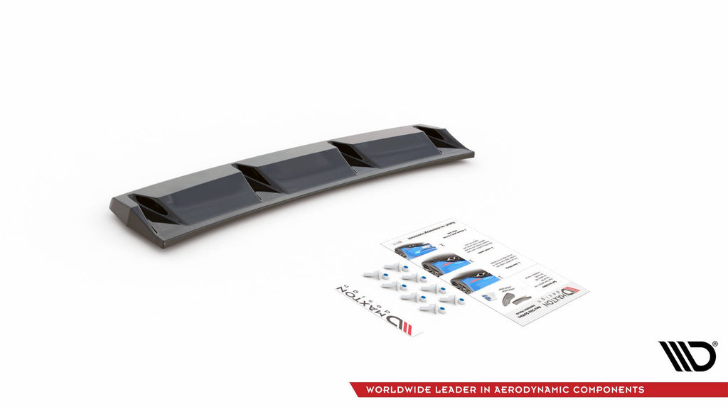 Maxton Design Heckansatz Audi S3 Sportback 8Y schwarz Hochglanz für Audi A3