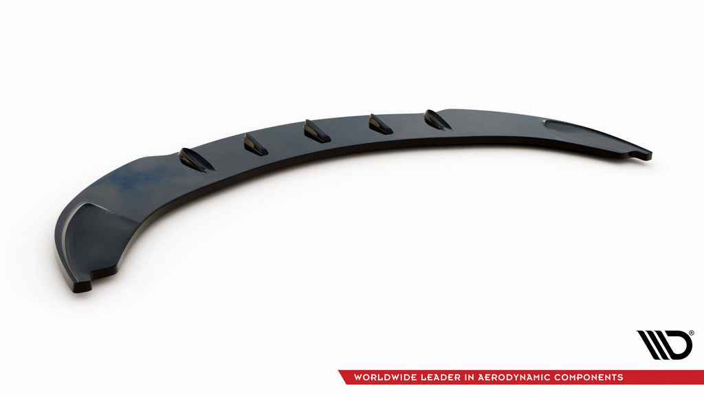 Maxton Design Street+ Spoilerlippe Front Ansatz V.1 passend für BMW 6er Coupe E63 / Cabrio E64 schwarz Hochglanz