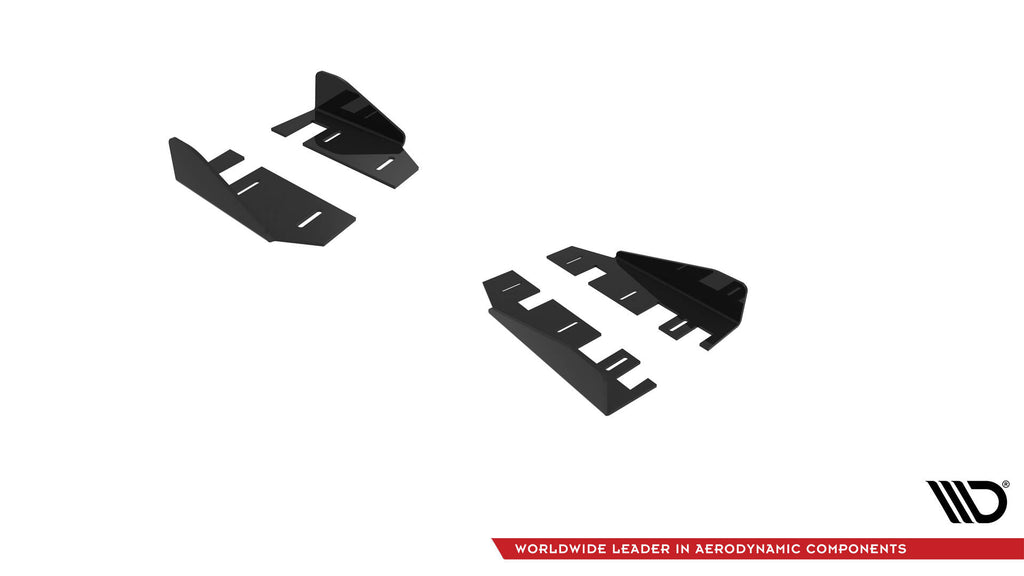 Maxton Design Seitenschweller Flaps passend für VW Jetta GLI Mk7 schwarz Hochglanz