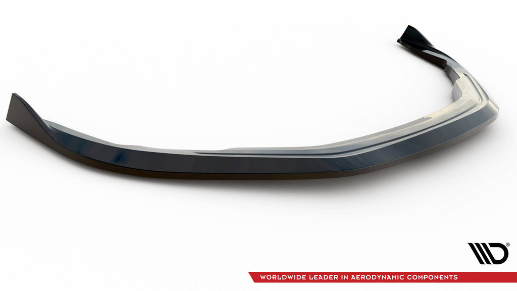 Maxton Design Street+ Spoilerlippe Front Ansatz V.2 passend für Porsche 718 Cayman 982c schwarz Hochglanz