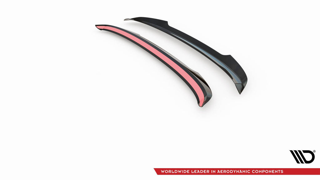 Maxton Design Spoiler CAP V.1 passend für VW Golf GTI / GTE / GTD / R-Line / R Mk8 schwarz Hochglanz