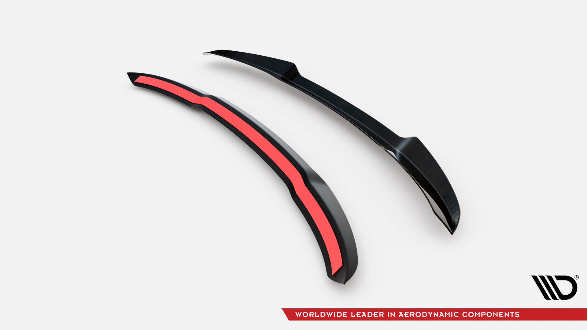 Maxton Design Spoiler CAP passend für Mercedes-Benz C Kombi AMG-Line / 43 AMG S206 schwarz Hochglanz