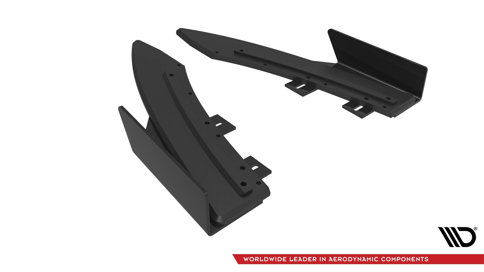 Maxton Design Street Pro Heck Ansatz Flaps Diffusor + Flaps passend für Audi S5 / A5 S-Line Coupe / Cabriolet 8T schwarz Hochglanz