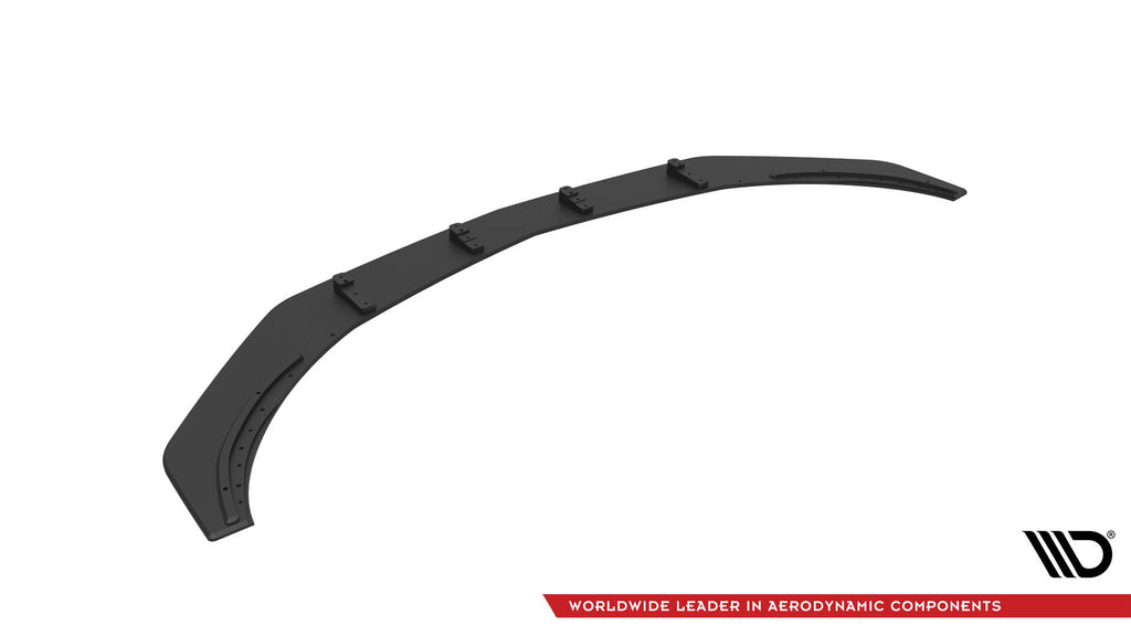 Maxton Design Street Pro Street+ Spoilerlippe Front Ansatz passend für Mercedes-Benz A 45 AMG Aero W176 Facelift