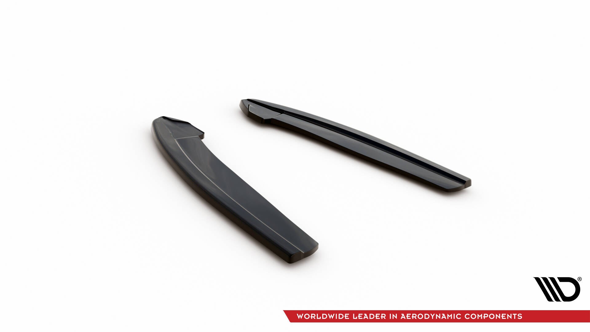 Maxton Design Heck Ansatz Flaps Diffusor V.7 passend für Ford Focus Kombi ST Mk4 schwarz Hochglanz