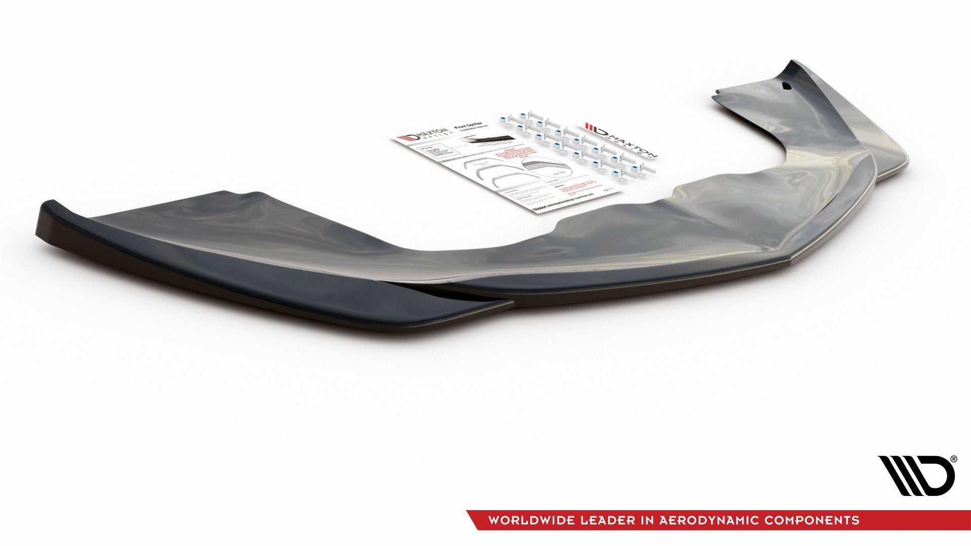 Maxton Design Street+ Spoilerlippe Front Ansatz passend für Alfa Romeo 4C schwarz Hochglanz