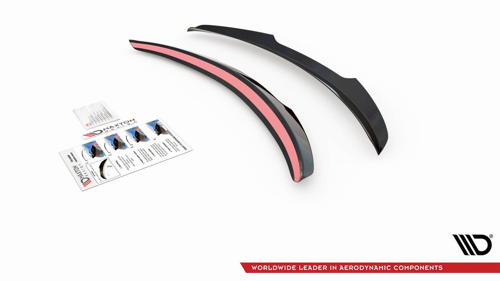 Maxton Design Spoiler CAP passend für Mini Countryman Mk2 F60 JCW schwarz Hochglanz