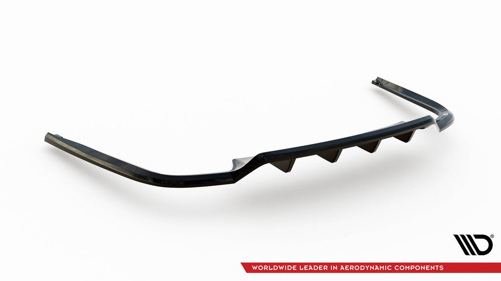 Maxton Design Street+ Mittlerer Diffusor RACE passend für Audi A8 D5 schwarz Hochglanz